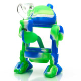 Paradise Silicone Robot Rig Water Pipe with Multi-Colored Designs