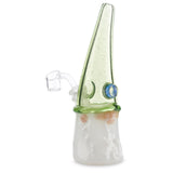 phil siegel jammer green colored glass dab rig