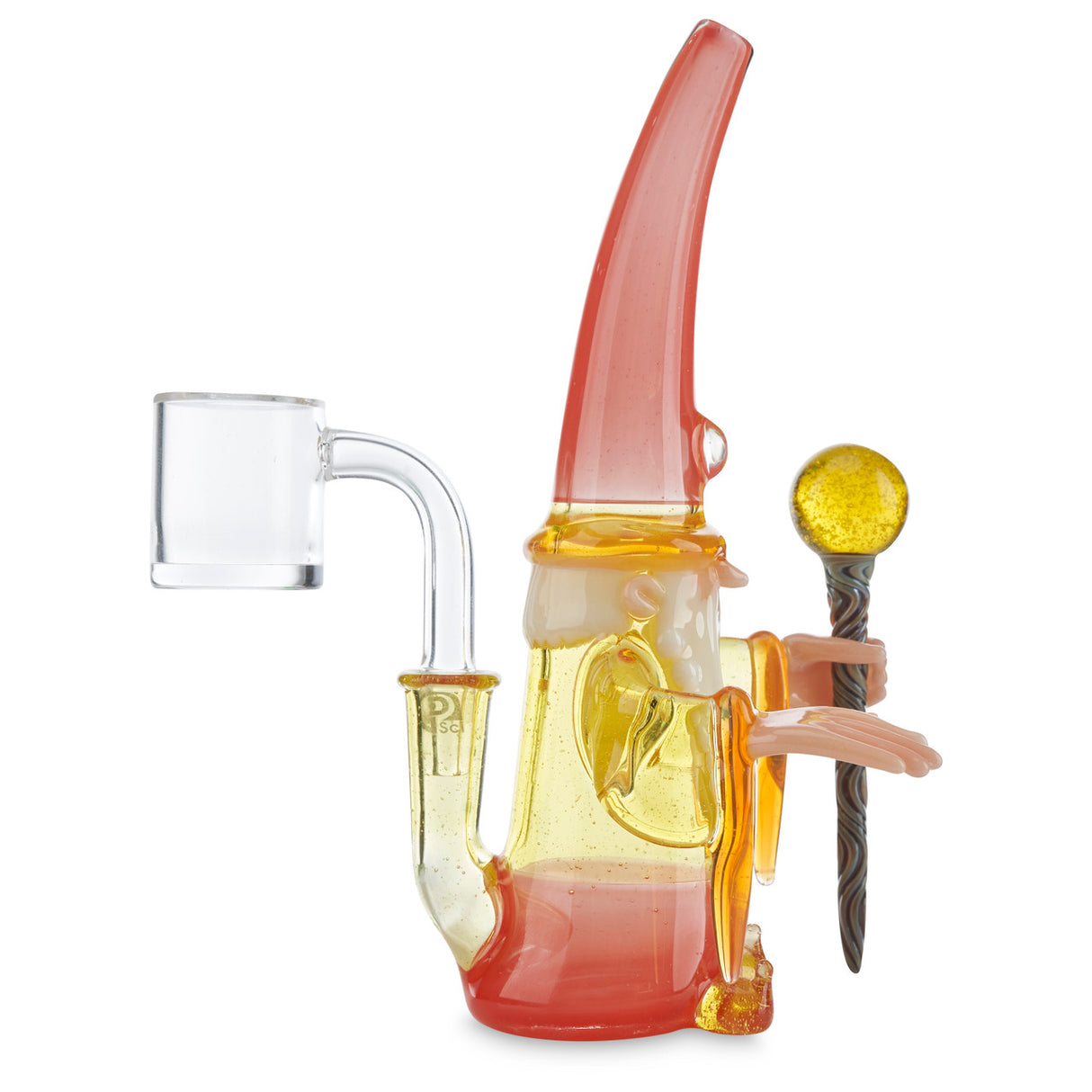 phil siegel wizard dab rig with fully worked dabber