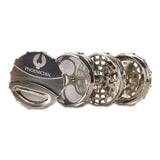 Phoenician large 4 piece grinder chrome plated for dry herb elite series