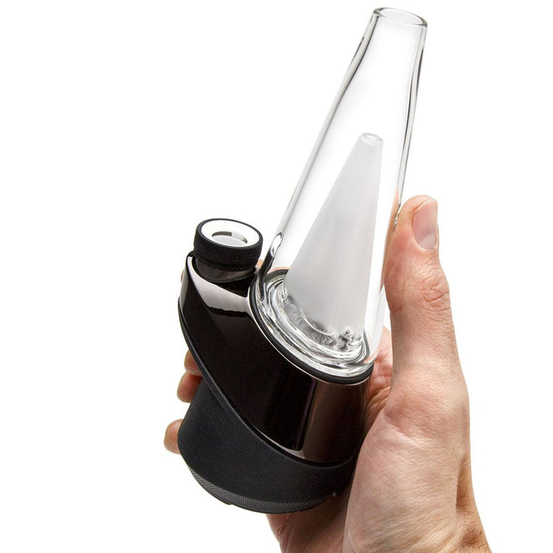 Puffco Peak Portable Concentrate Vaporizer with Clear Glass and Black Base 4