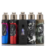 Sigelei HUMVEE 80W Box Mod Starter Kit with zinc-alloy body and rubberized hand grip.