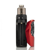 Sigelei HUMVEE 80W Box Mod Starter Kit with zinc-alloy body and rubberized hand grip. Battery compartment