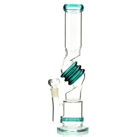 Shock Water Pipe with Double Percolation, Ice Pinch and Colored Glass Accents