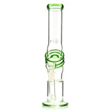 Shock Water Pipe with Double Percolation, Ice Pinch and Colored Glass Accents