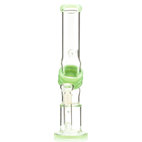Shock Water Pipe with Double Percolation, Ice Pinch and Colored Glass Accents