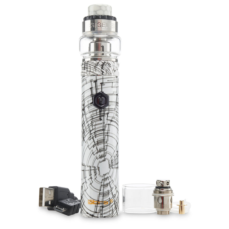 Geo White sigelei sibra F vape mod and tank