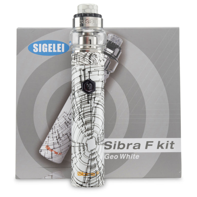 Geo White sigelei sibra F vape mod and tank
