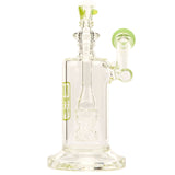Best Scientific Glass Sidecar Bubble Water Pipe By Mob Glass Green Slyme Color