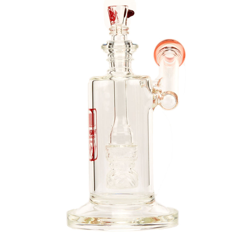 Best Scientific Glass Sidecar Bubble Water Pipe By Mob Glass Red Color