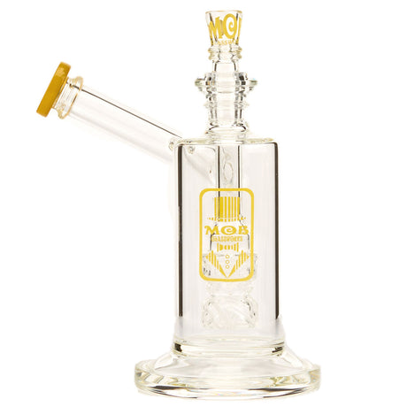 Best Scientific Glass Sidecar Bubble Water Pipe By Mob Glass Yellow Crayon Color