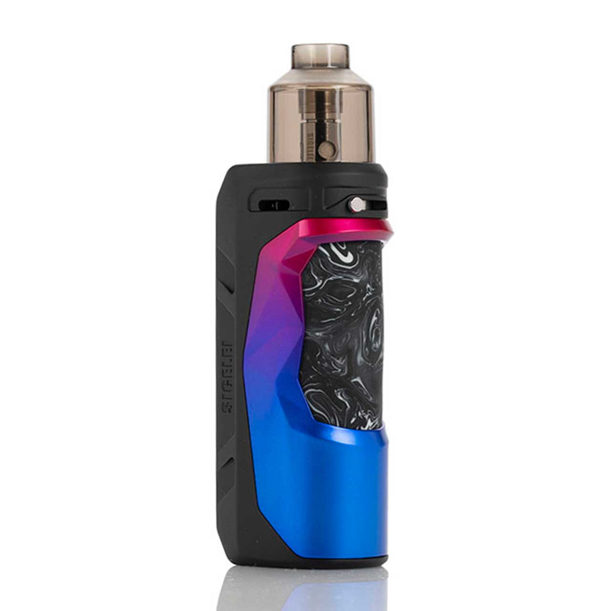 Sigelei HUMVEE 80W Box Mod Starter Kit with zinc-alloy body and rubberized hand grip.