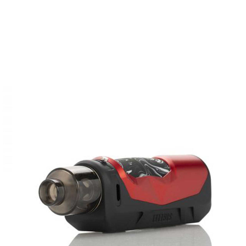 Sigelei HUMVEE 80W Box Mod Starter Kit with zinc-alloy body and rubberized hand grip. With  Tip installed