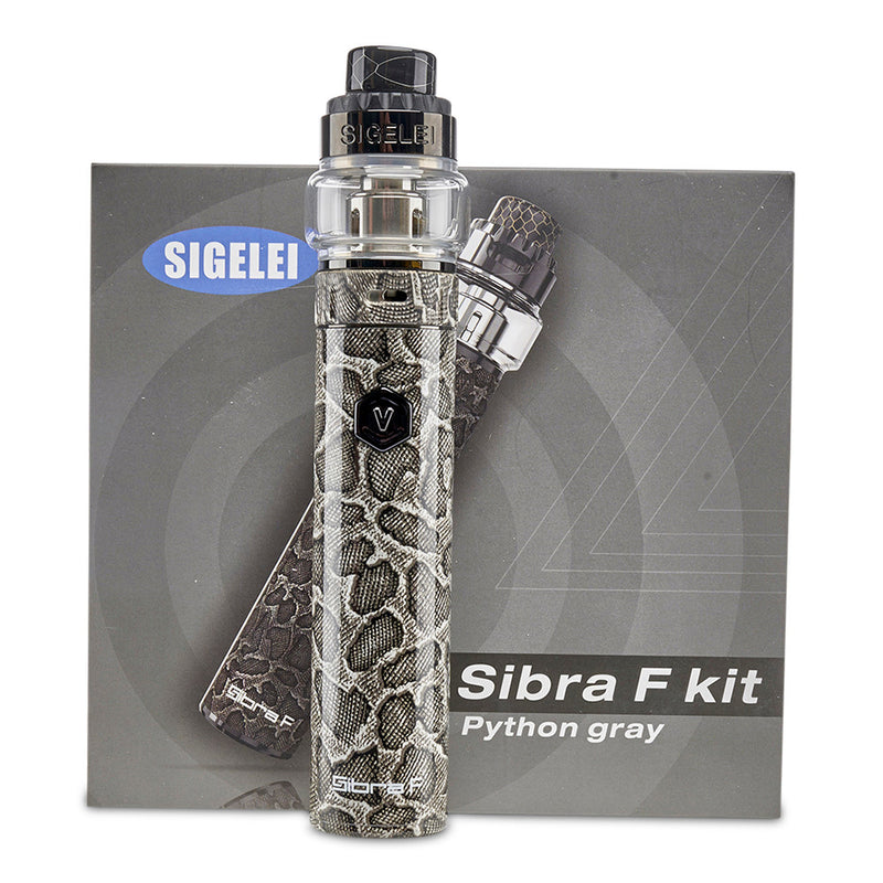 Python grey sigelei sibra f kit with sub ohm tank