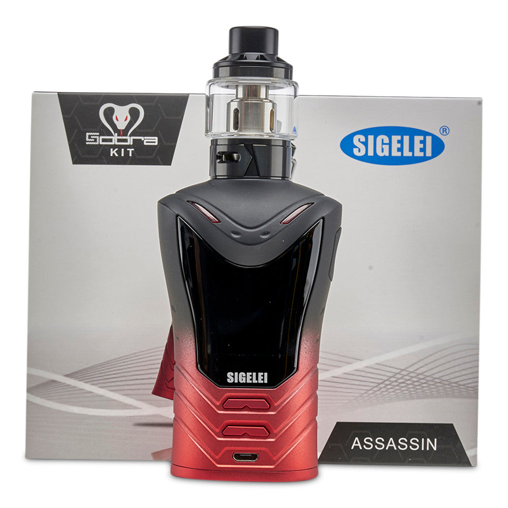 sigelei sobra full kit red and black