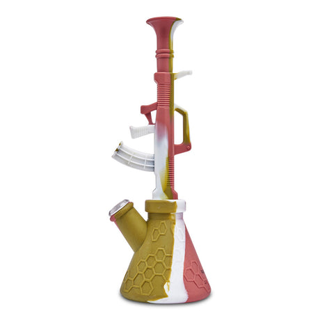 paradise silicone gun water pipe bong for smoking herbs