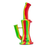 paradise silicone hourglass bong with glass slide for sale online