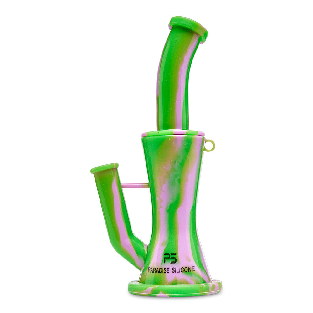 paradise silicone hourglass waterpipe for smoking dry herbs