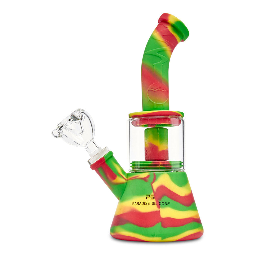 paradise silicone beaker with perc water pipe for sale online