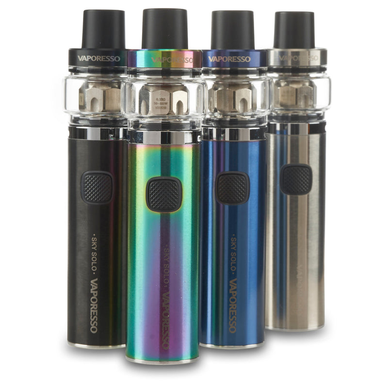 vaporesso sky solo vape mod and tank group picture
