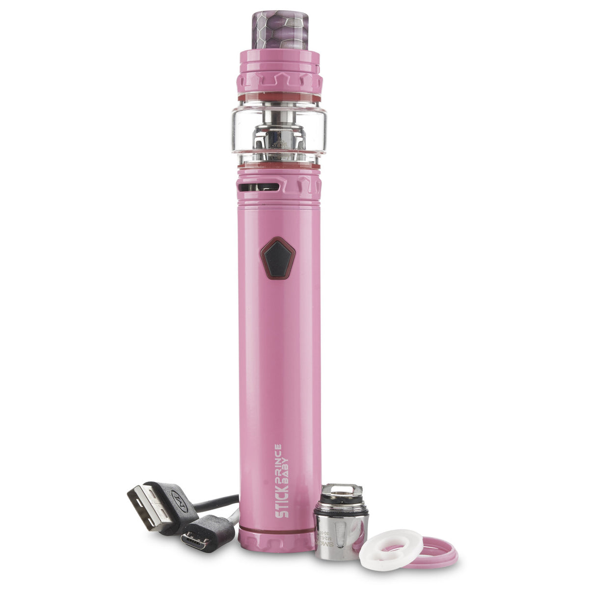small pink SMOK stick baby prince kit pen style vape