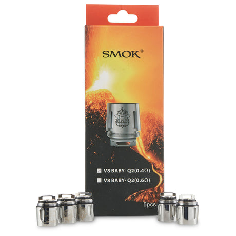 smok v8 baby .4 ohm q2 replacement coils