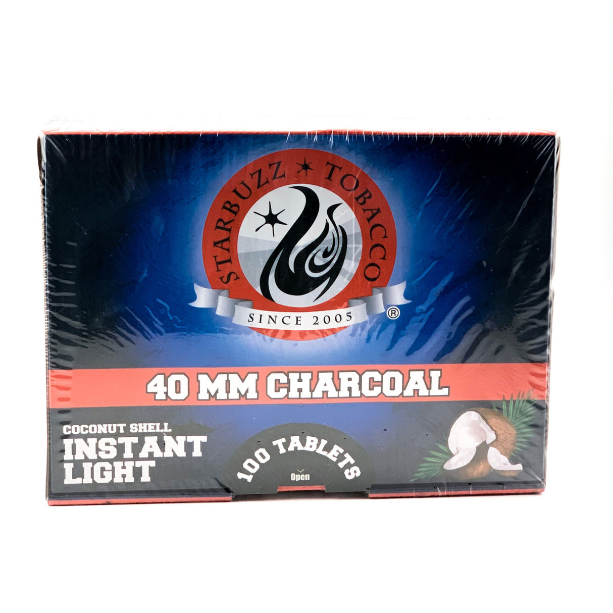 Starbuzz 40mm Charcoal Coconut Shell Instant Light