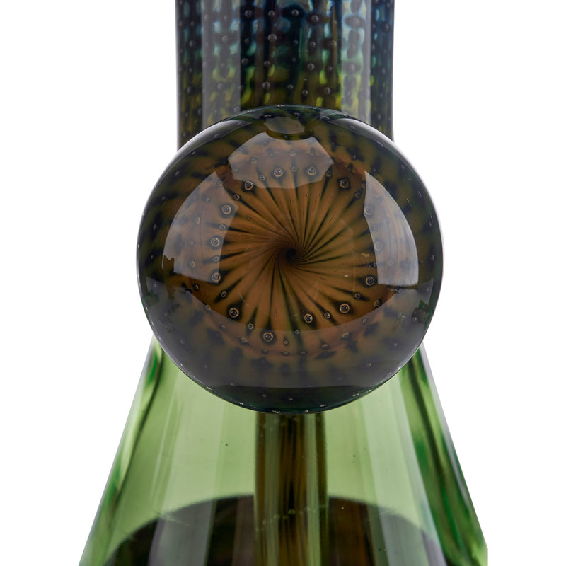 steve sizelove glass mini tube fully worked beaker water pipe bong