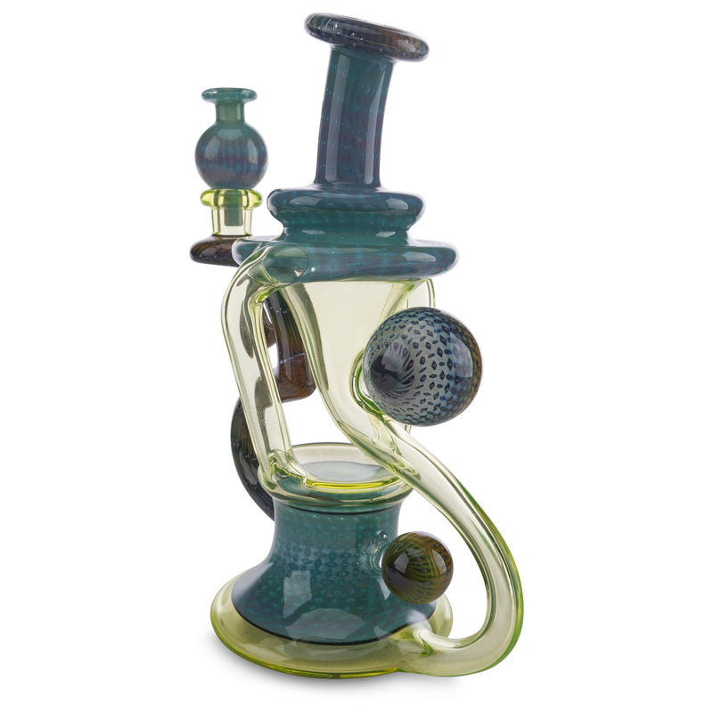 steve sizelove recycler aqua azul and illuminati colored rig online