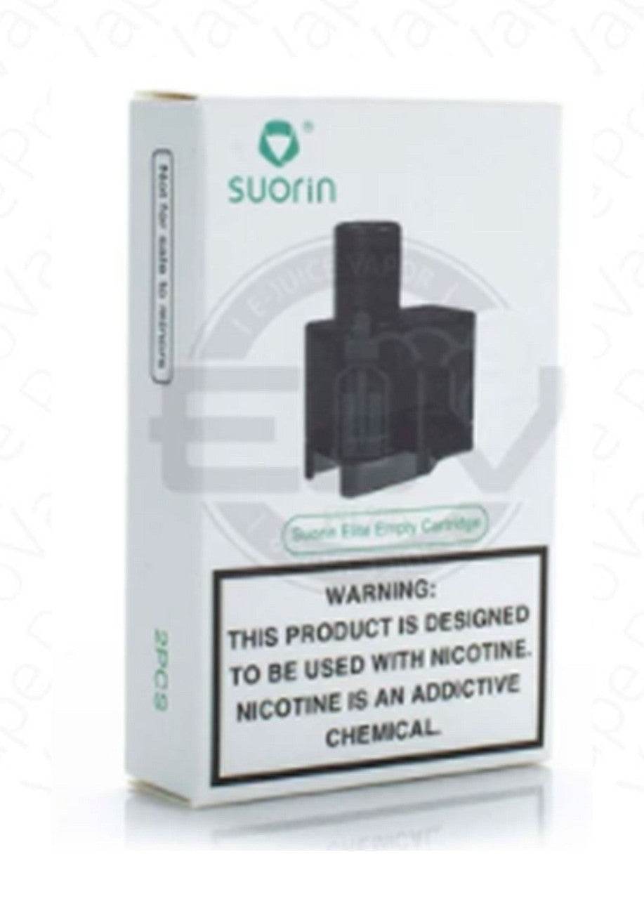 Suorin Elite Empty replacement cartridges 3ml vape juice capacity