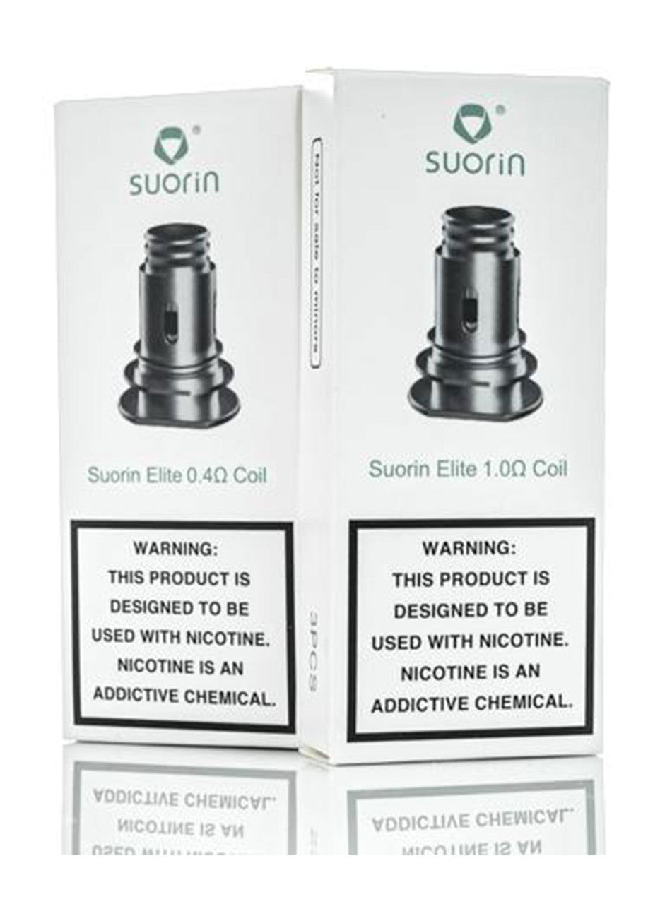 Suorin Elite Replacment Coils avialable in 1.0ohm and 0.4ohm