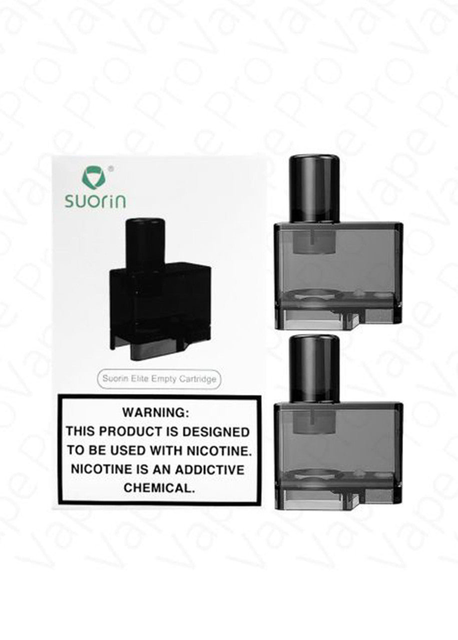 Suorin Elite Empty replacement cartridges 3ml vape juice capacity