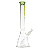 MAV Glass Lime Green Beaker Water Pipe for Dry Herb