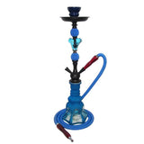 Tanya Hammer One Hose Hookah with Matching Hose Blue