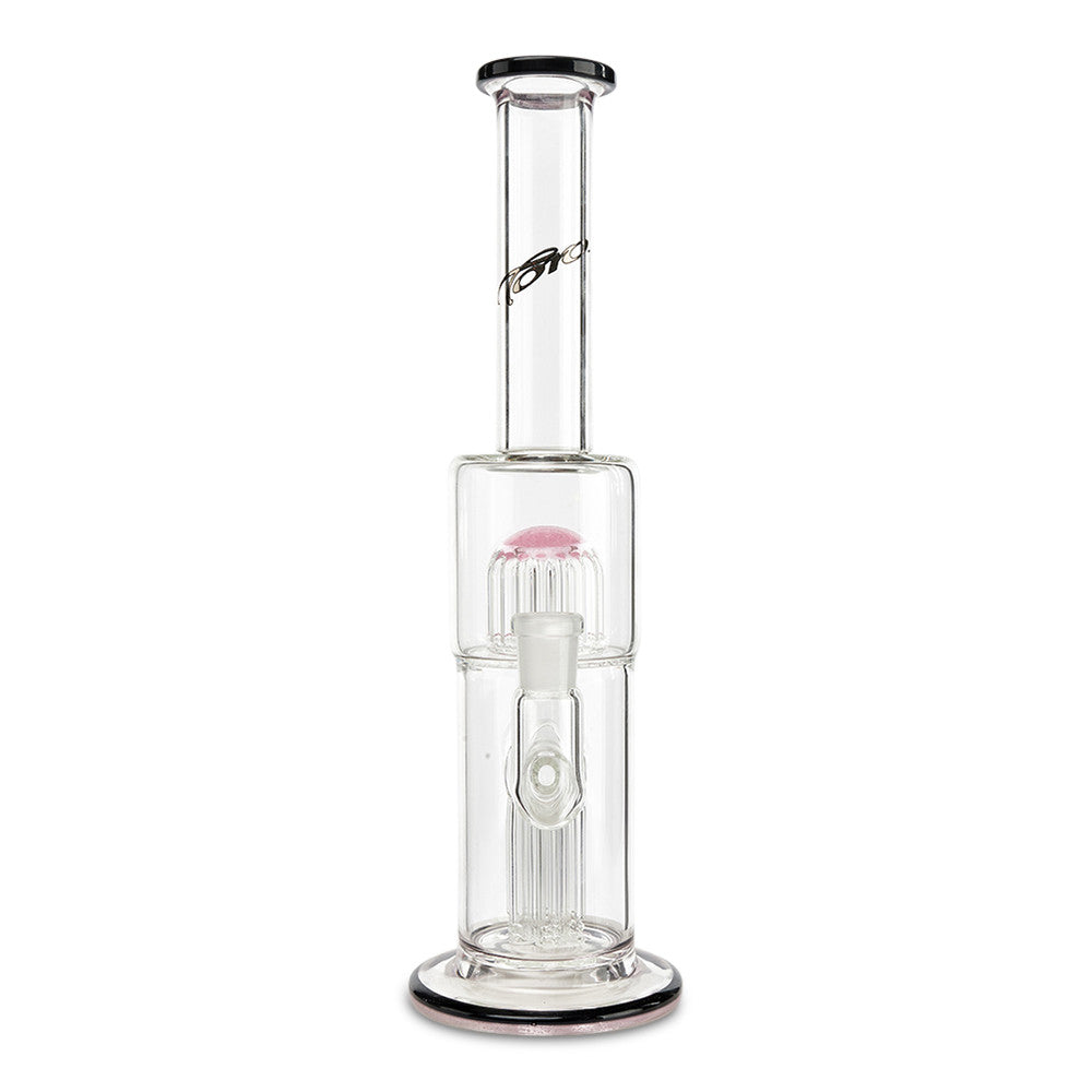 toro glass shrub 6 arm tree to contrax jet black bong by jp toro