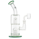 toro glass 7 arm tree to froth aqua azul and slyme green colored pipe