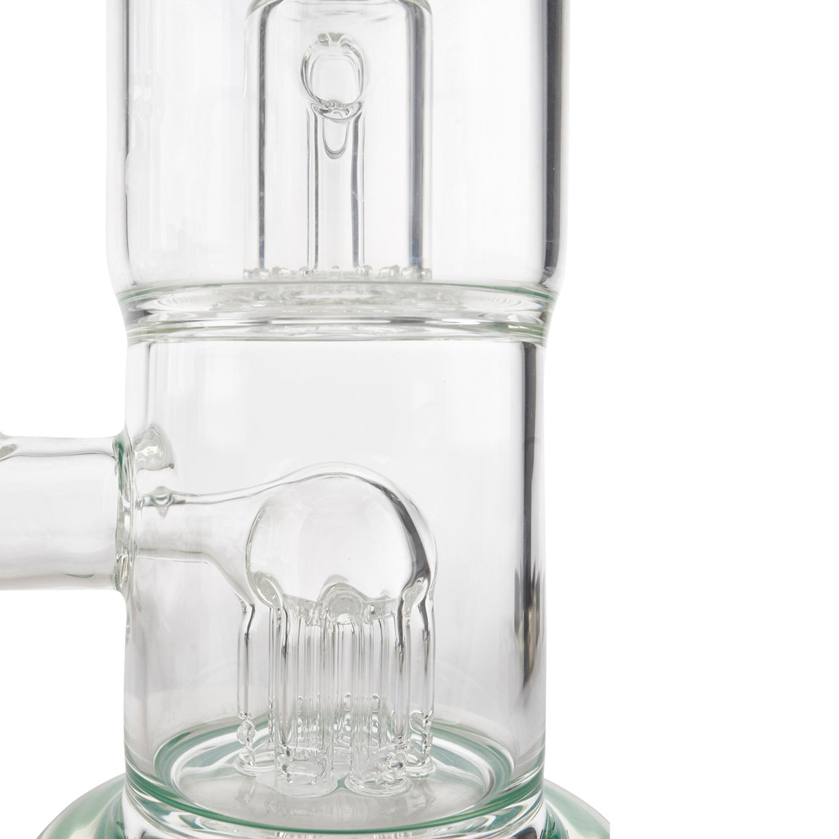 toro glass 7 arm tree to froth aqua azul slyme green water pipe dab rig
