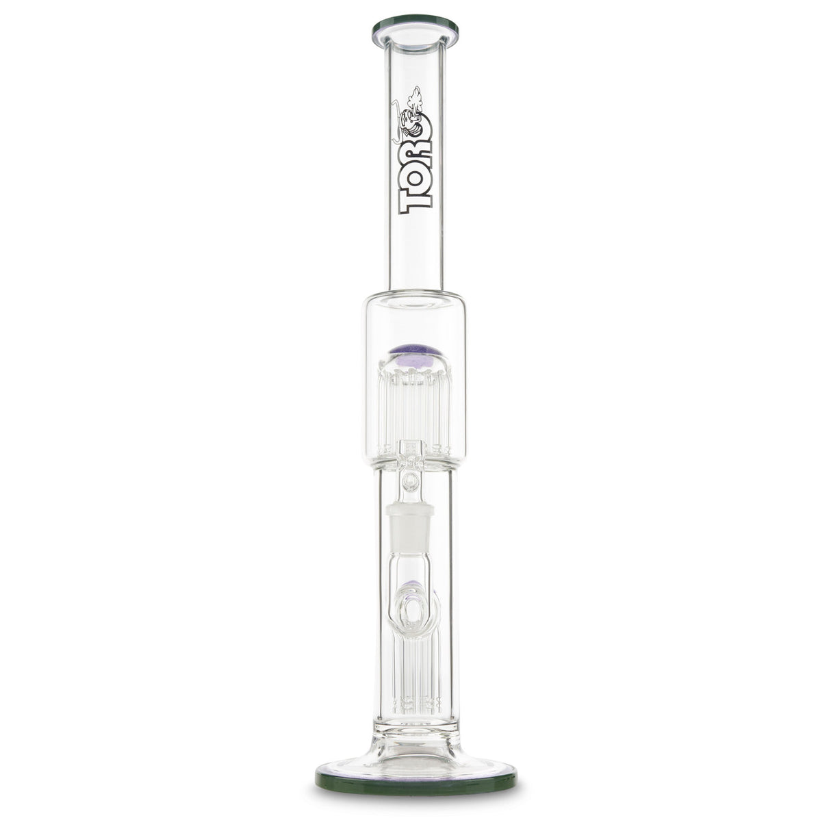 toro glass 7 to 13 full size straight tube for smoking herbs and tobacco