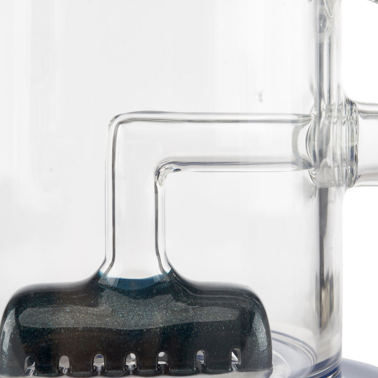 toro glass hex unobtanium and cobalt blue water pipe for smoking