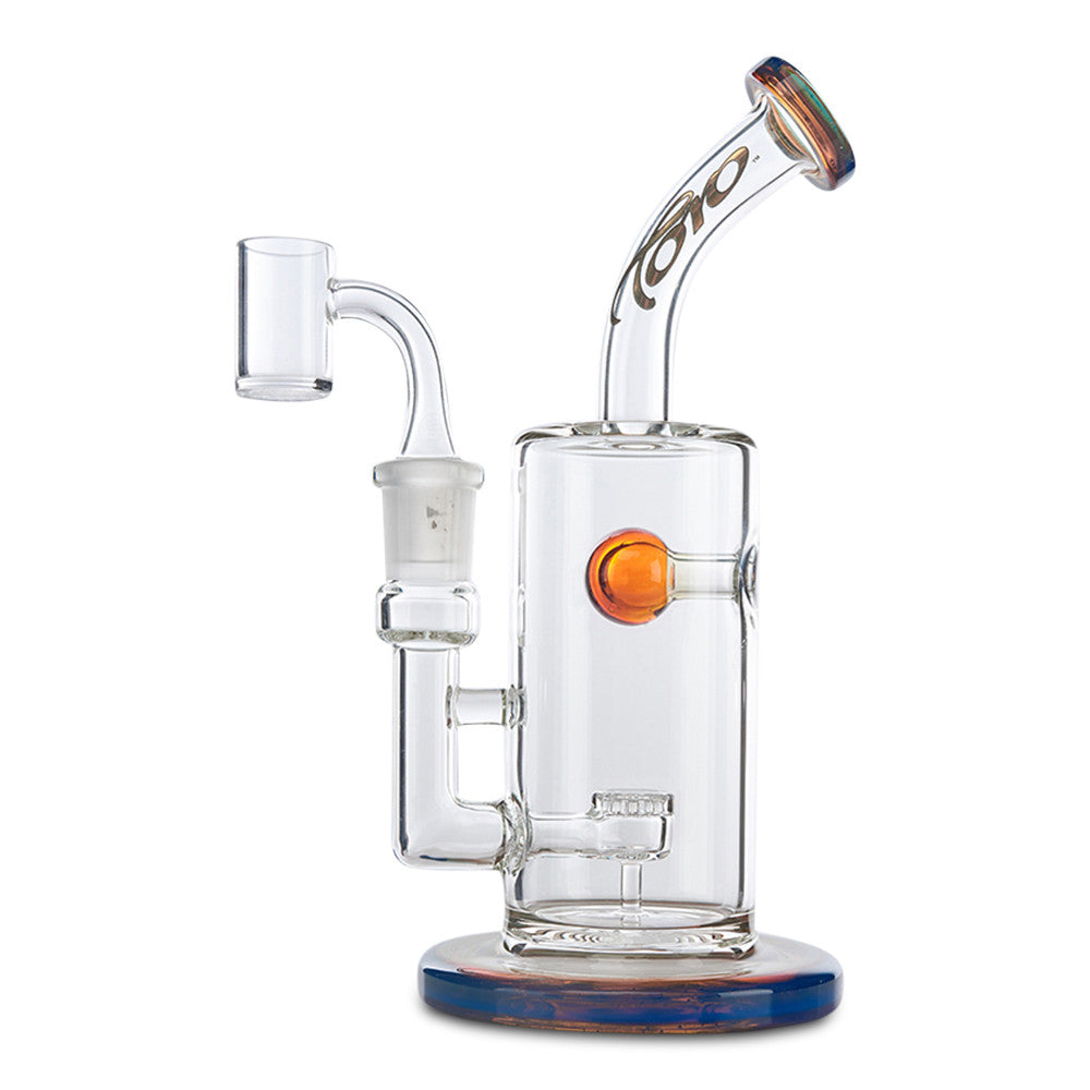 toro glass froth amber blue glass high end water pipe bong online