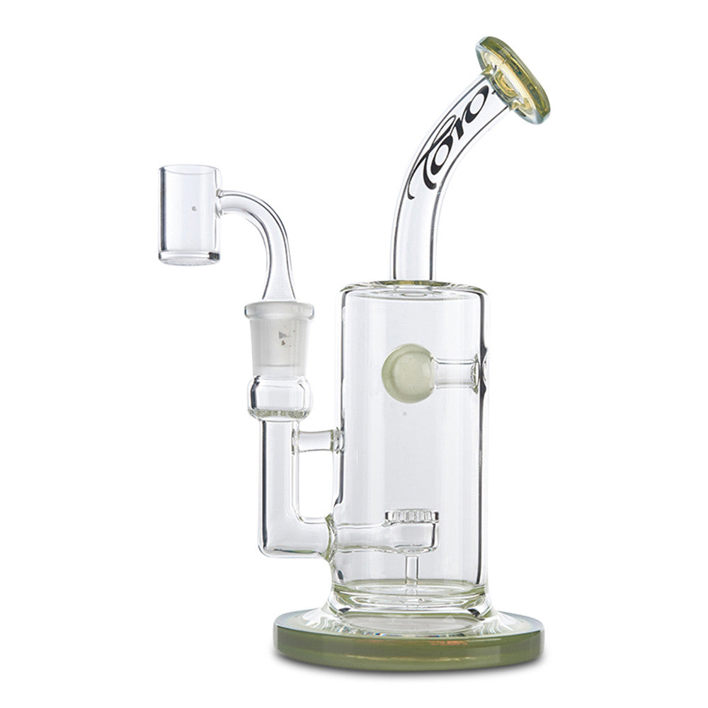toro glass jet ball olive glass dab rig for dabbing dabs