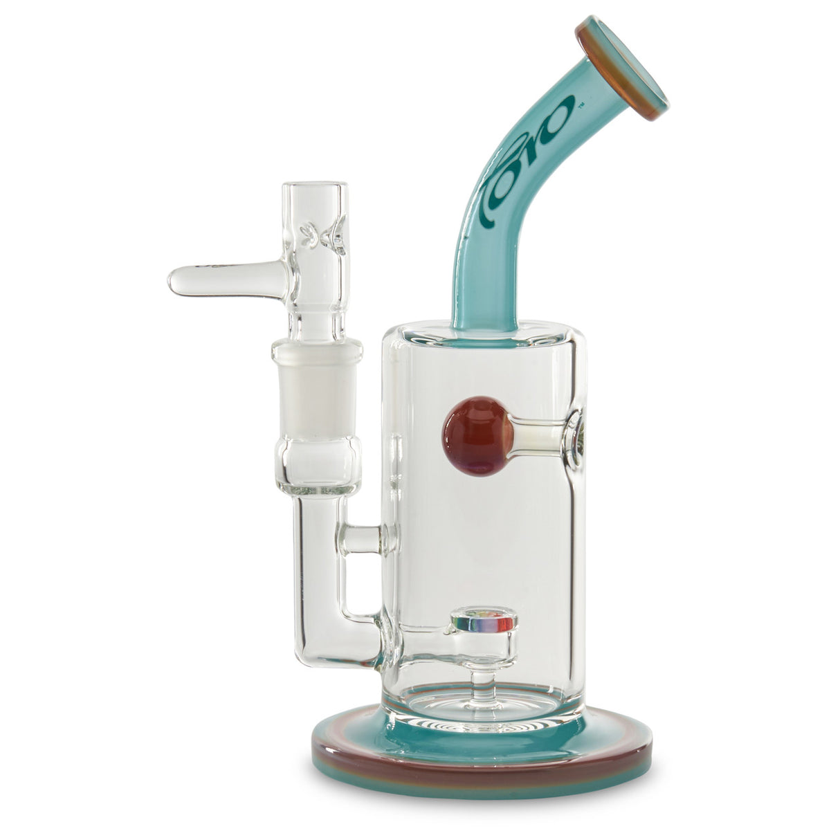 toro glass jet ball with rainbow jet and baby blue cheese glass for sale