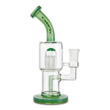 toro glass mac 8 forest green rig for smoking wax and oils