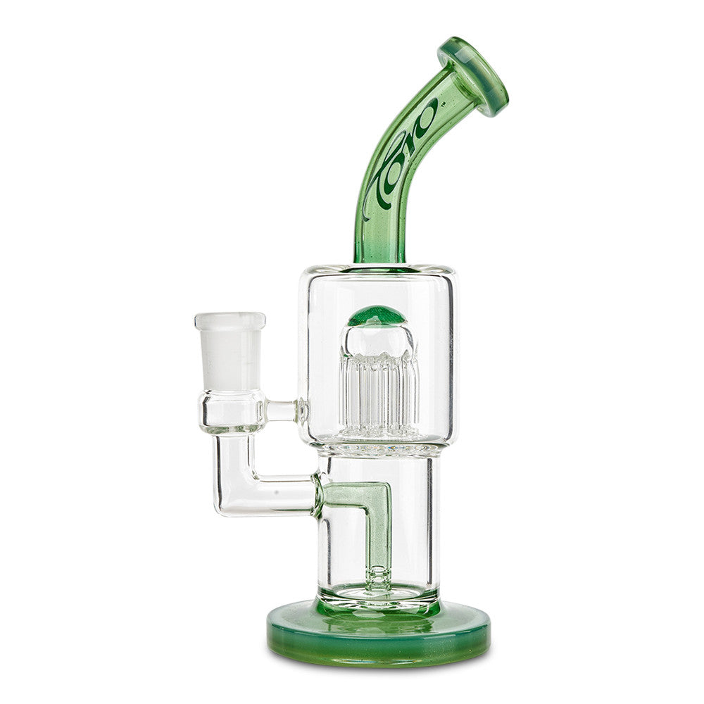 toro glass mac 8 forest green colored dab rig