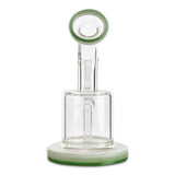 toro glass mac xl green and white rig for smoking wax and oil