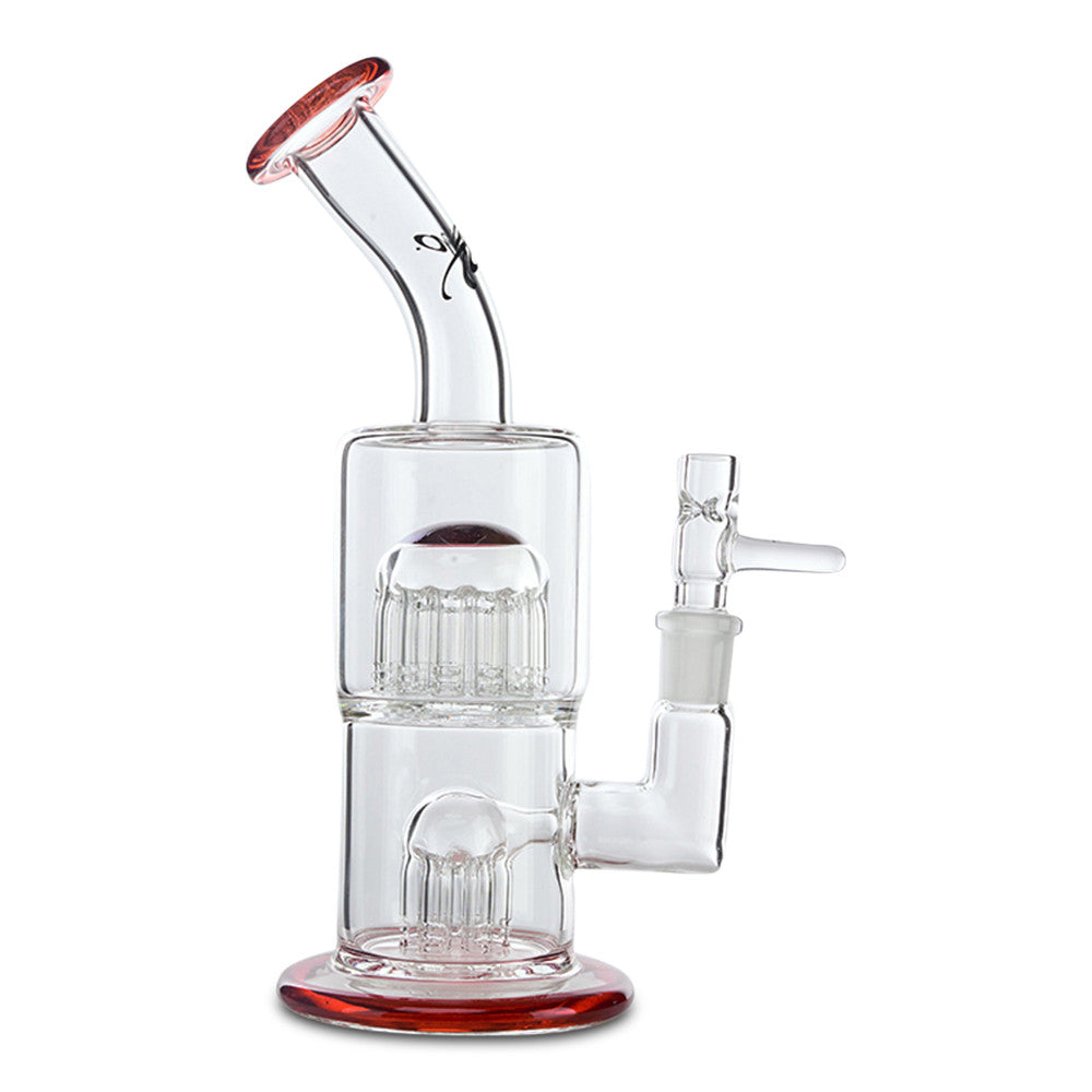 toro glass macro shrub 7 to 13 crimson water pipe bong with 14mm slide