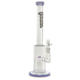toro glass single tree wysteria and blue cheese colored water pipe bong