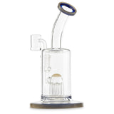 toro glass single tree cobalt and CFL reactive water pipe for smoking