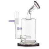 toro glass triple jet purple rain and charcoal colored dab rig