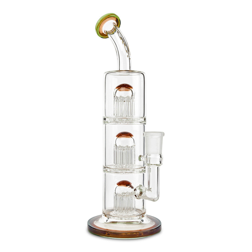 toro glass triple tree brown and green toro tube by jp toro